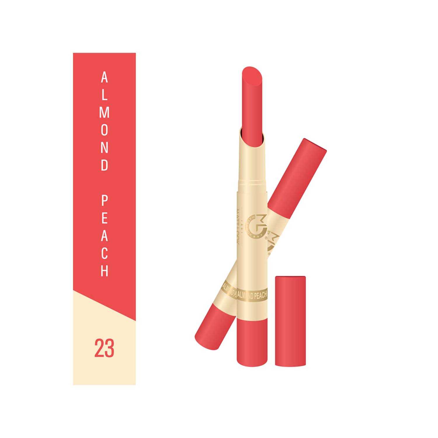 Matt Look | Matt Look Velvet Smooth Non Transfer Lipstick - 23 Almond Peach (2g)