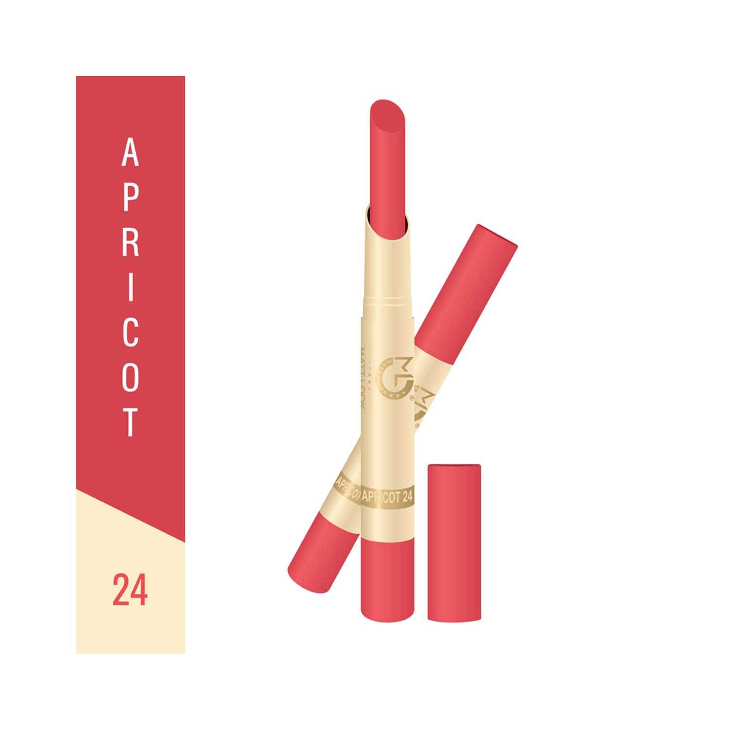 Matt Look | Matt Look Velvet Smooth Non Transfer Lipstick - 24 Apricot (2g)