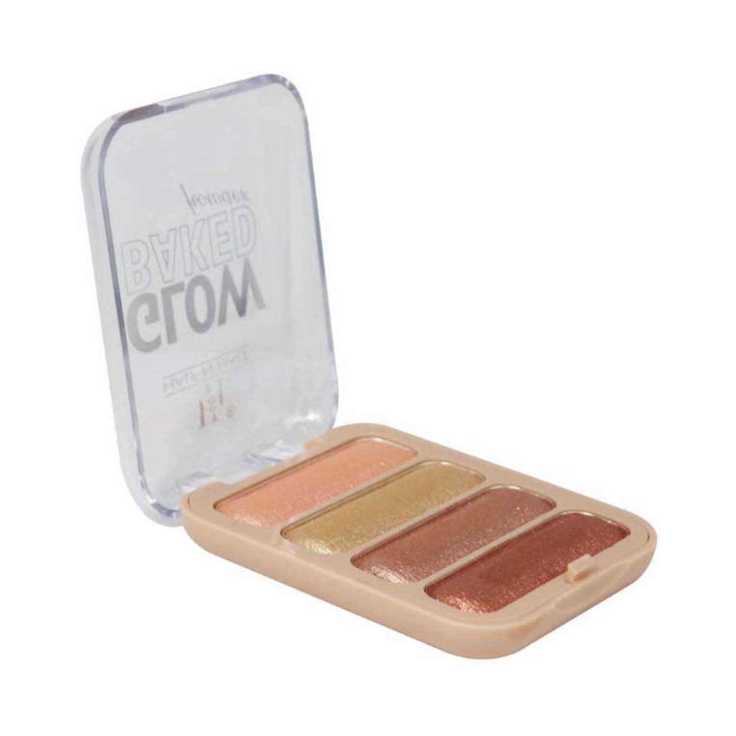 Half N Half | Half N Half Glow Baked Highlighter Powder - 03 Sunset Aura (8g)