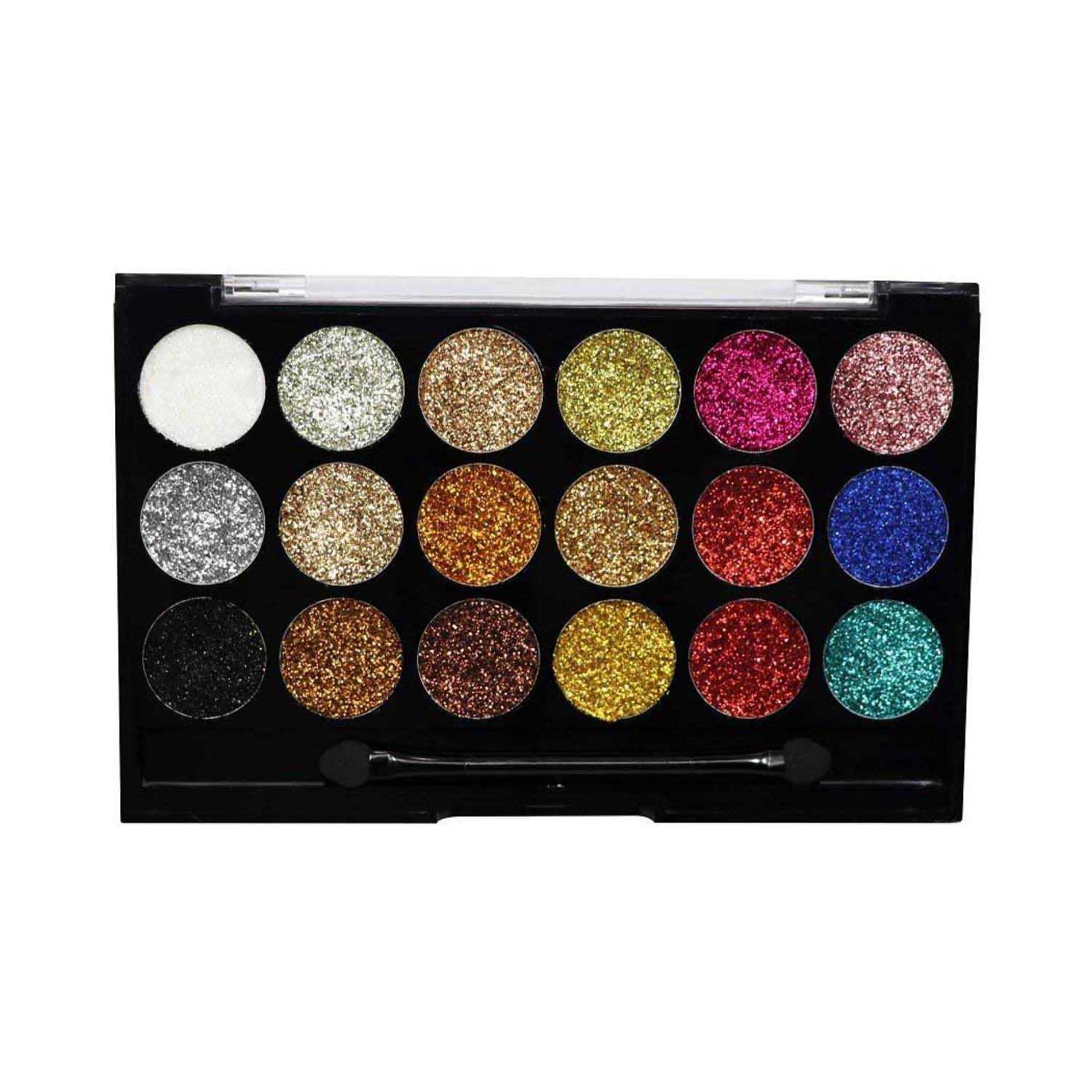Matt Look | Matt Look Glitters N Highlight Eyeshadow Palette - Classic Edition (18g)
