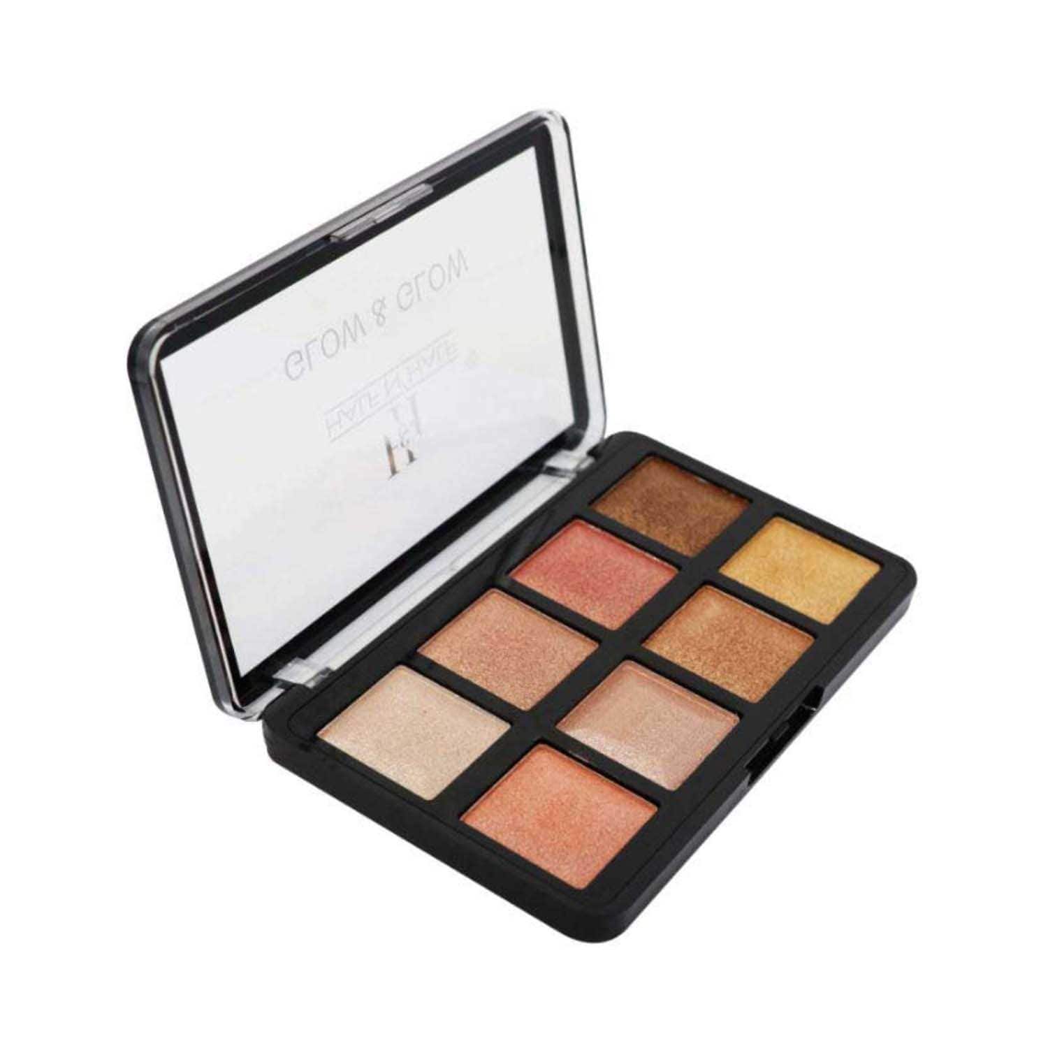 Half N Half | Half N Half Glow & Glow HD Pro Highlighter Palette - 02 Platinum Edition (18g)