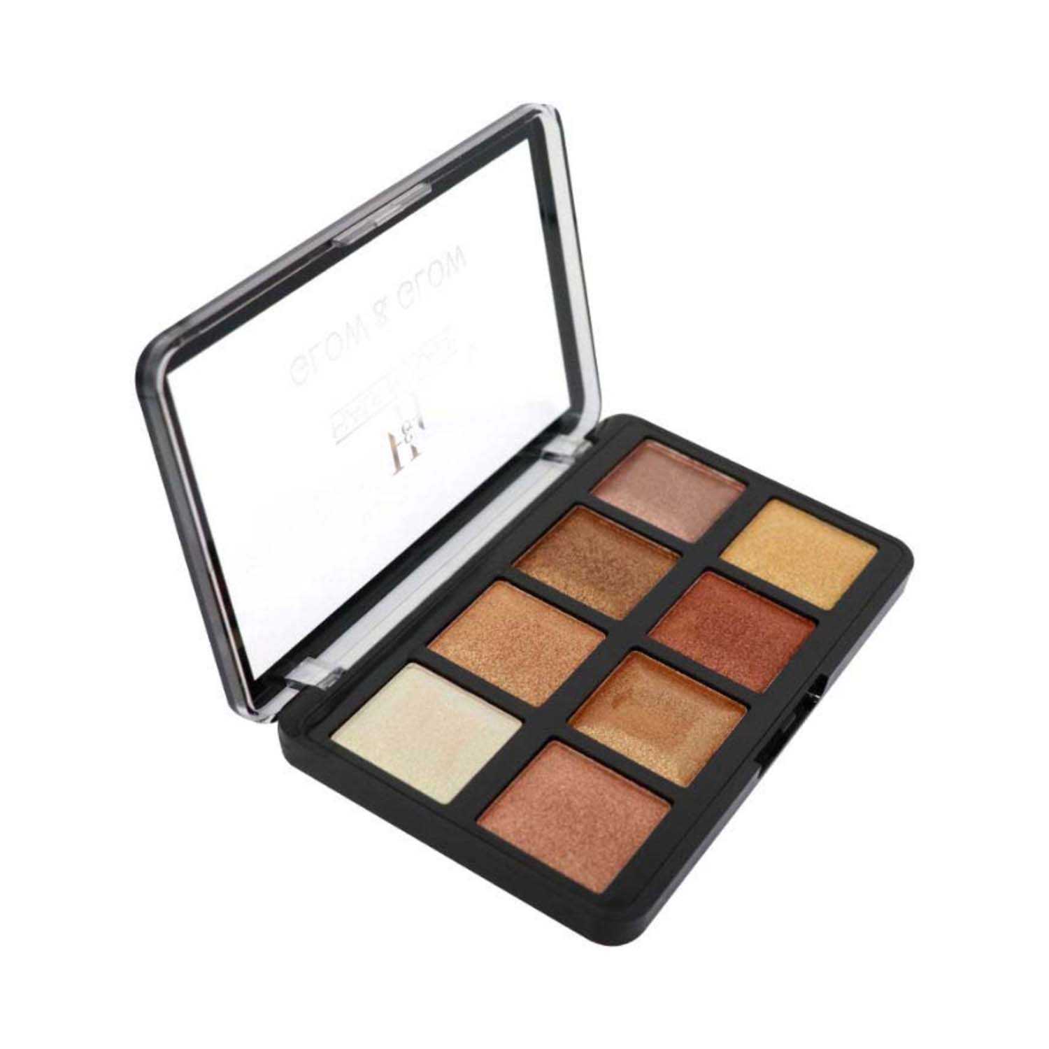 Half N Half | Half N Half Glow & Glow HD Pro Highlighter Palette - 03 Gold Edition (18g)