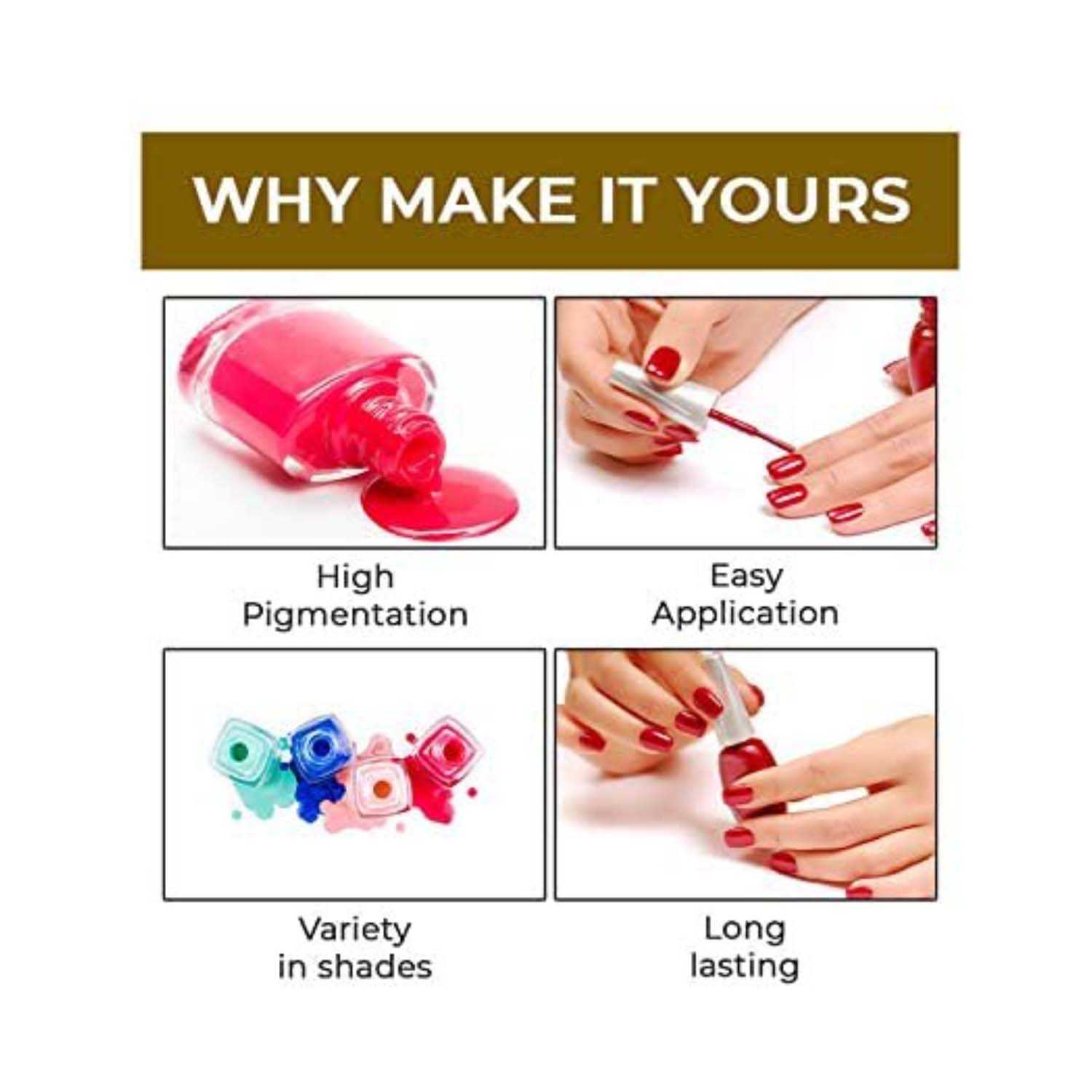 Matt Look | Matt Look Nails Makeup Colour Therapy Nail Polish - 06 Shade (14ml)