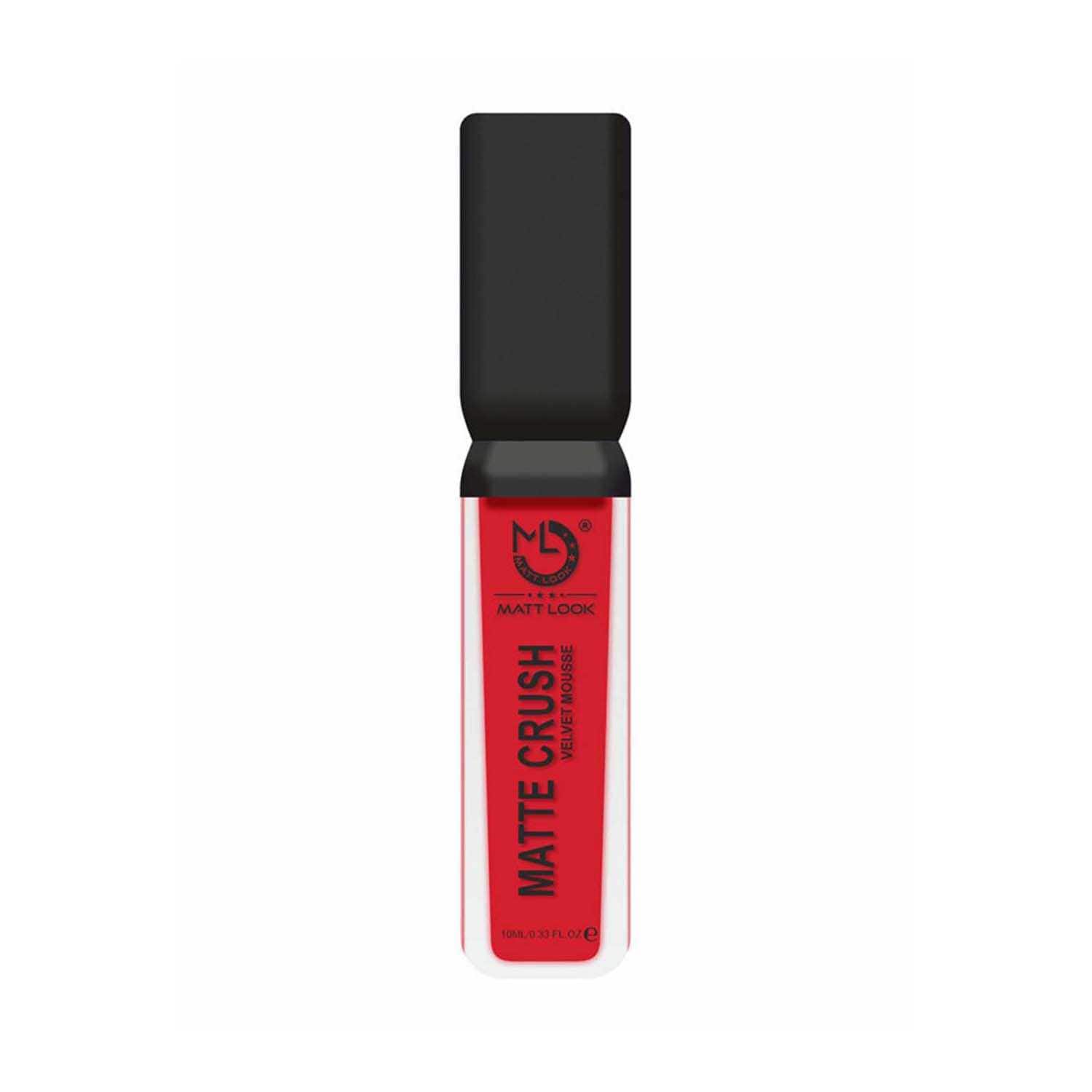 Matt Look | Matt Look Matte Crush Velvet Mousse Liquid Lipstick - Go Red (10ml)