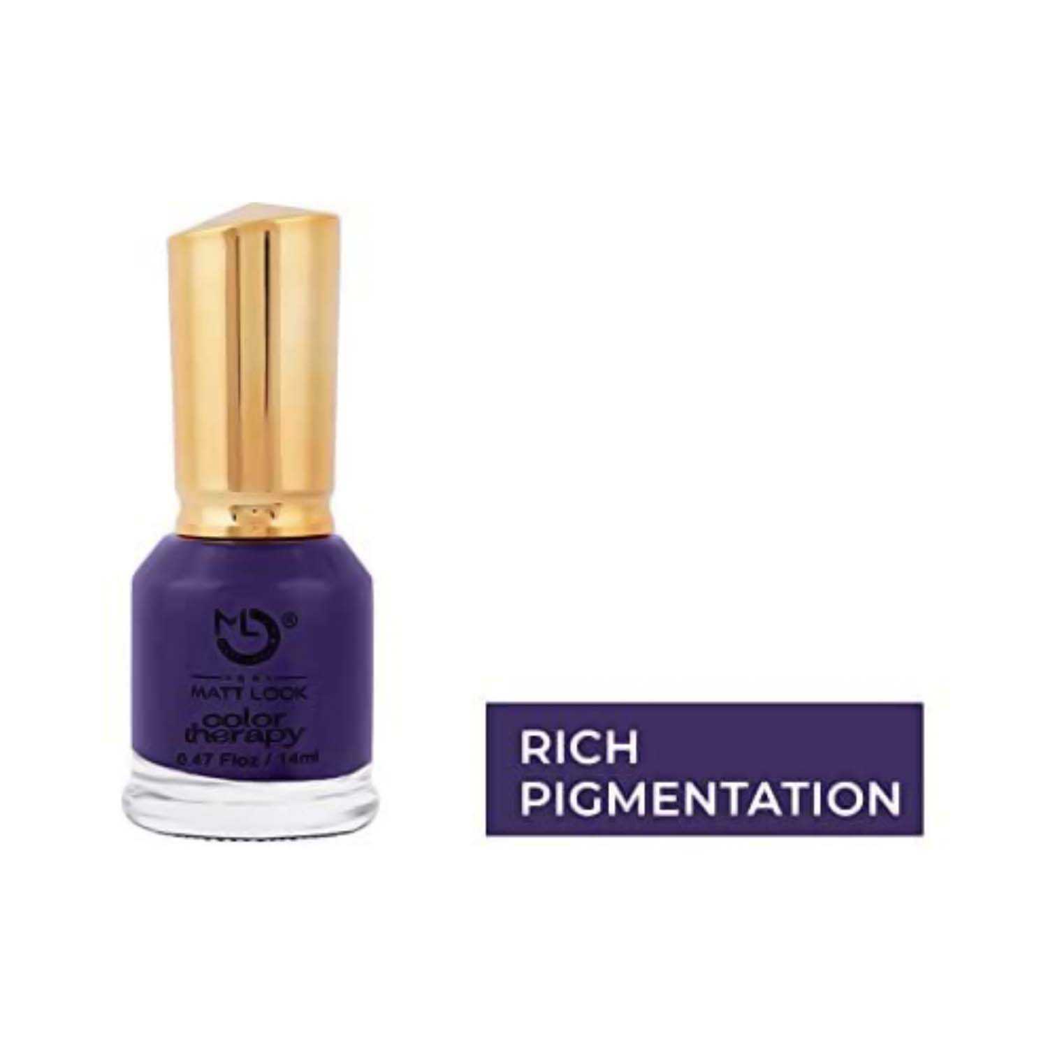 Matt Look | Matt Look Nails Makeup Colour Therapy Nail Polish - 12 Shade (14ml)