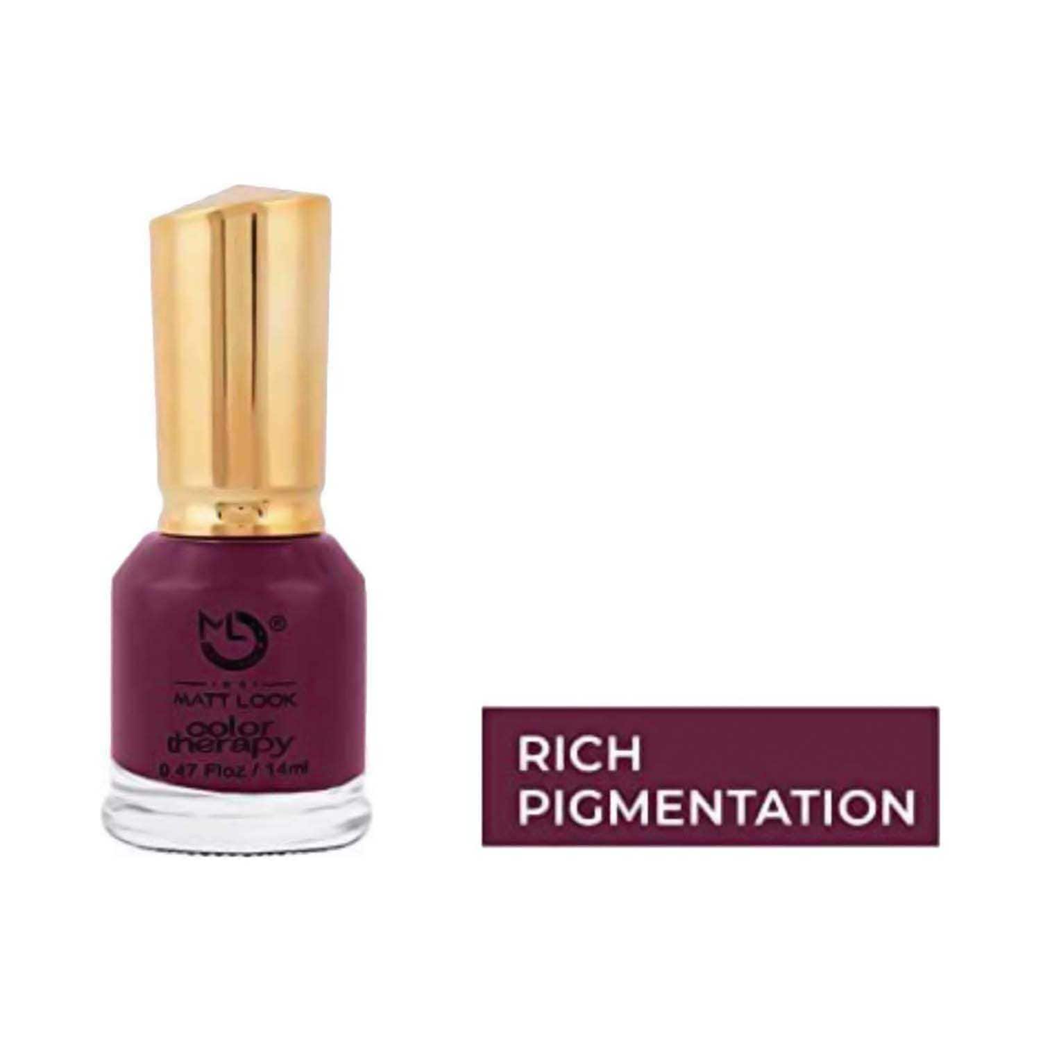 Matt Look | Matt Look Nails Makeup Colour Therapy Nail Polish - 26 Shade (14ml)