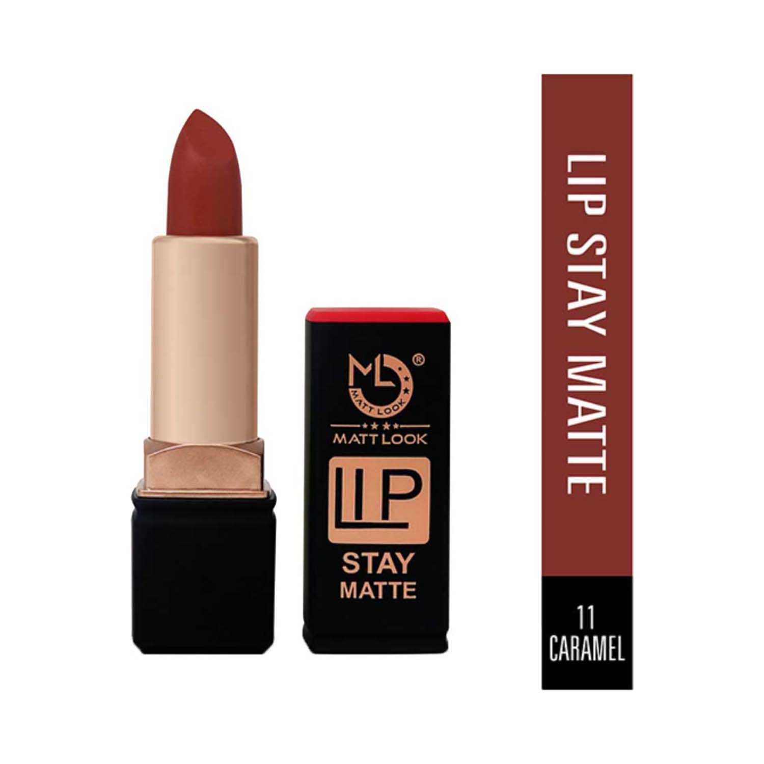 Matt Look | Matt Look Stay Matte Lipstick - 11 Caramel (3.5g)