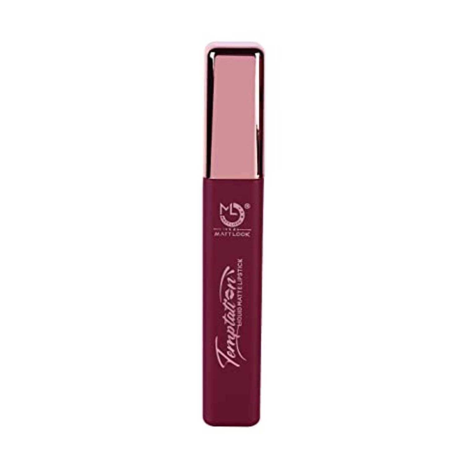 Matt Look | Matte Look Temptation Liquid Matte Lipstick - 06 Mauve Story (5ml)