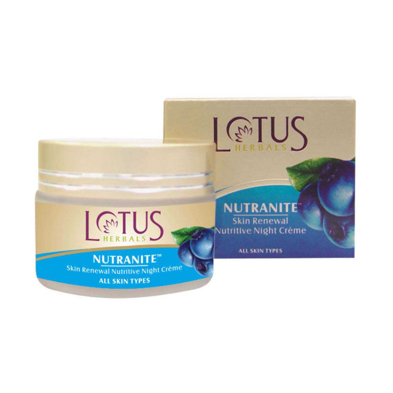 Lotus | Lotus Herbals Nutranite Skin Renewal Nutritive Night Creme - (50g)