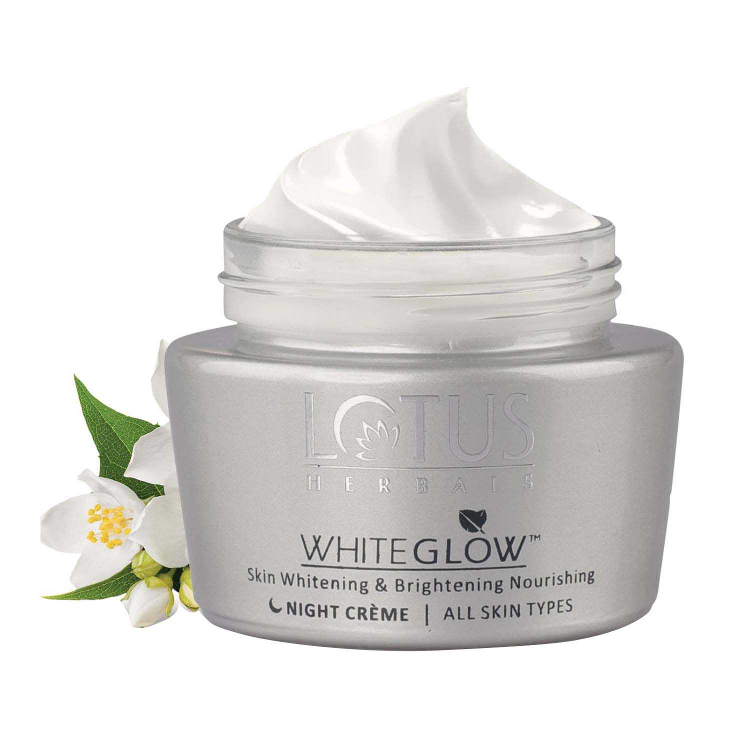 Lotus | Lotus Herbals Whiteglow Skin Whitening & Brightening Nourishing Night Creme - (60g)
