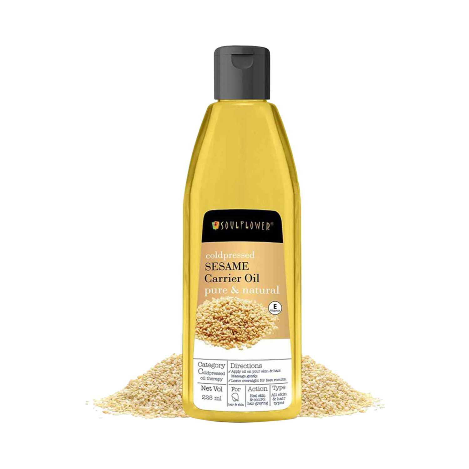Soulflower | Soulflower Coldpressed Sesame Carrier Oil - (225ml)
