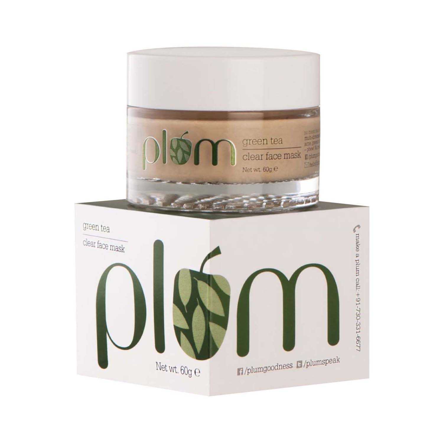 Plum | Plum Green Tea Clear Face Mask - (60g)