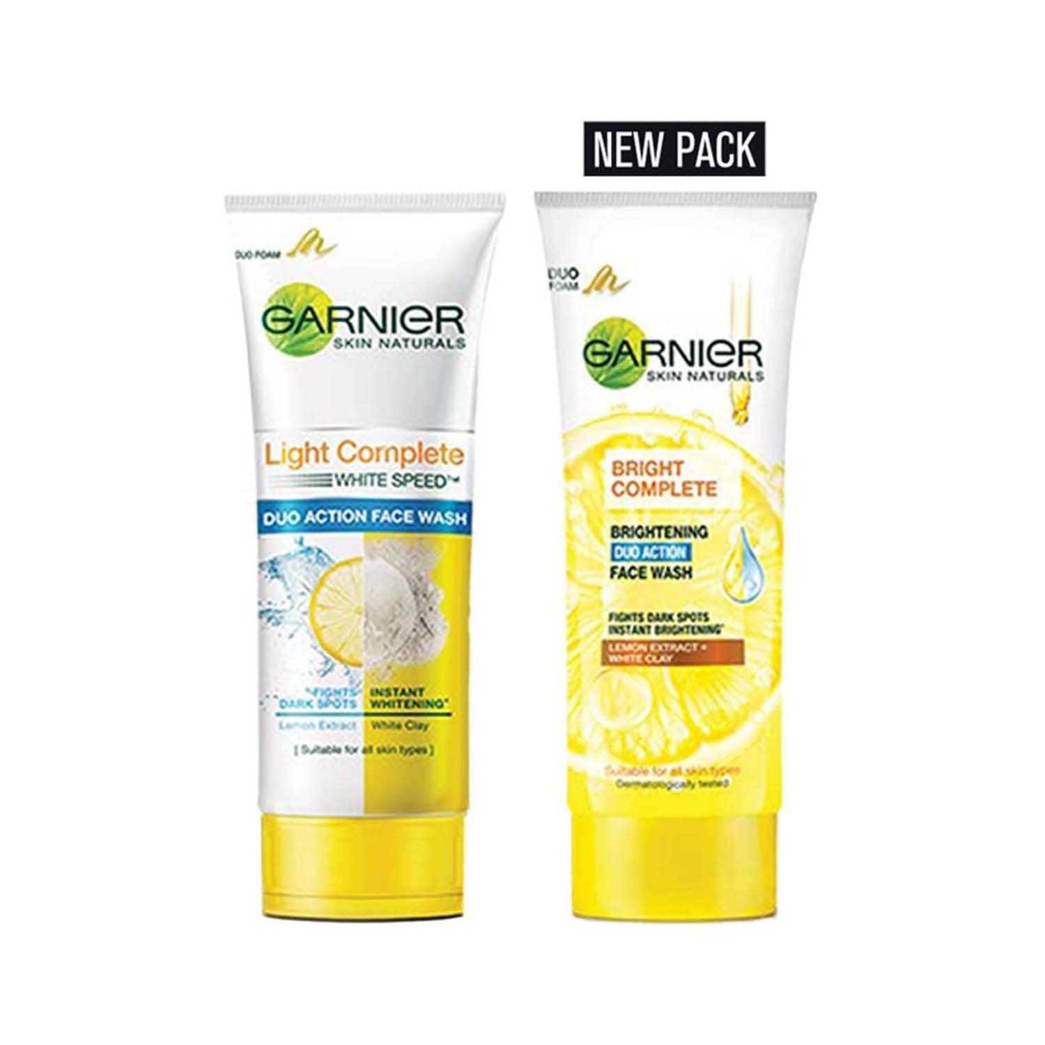Garnier | Garnier Bright Complete Brightening Duo Action Face Wash (100g)