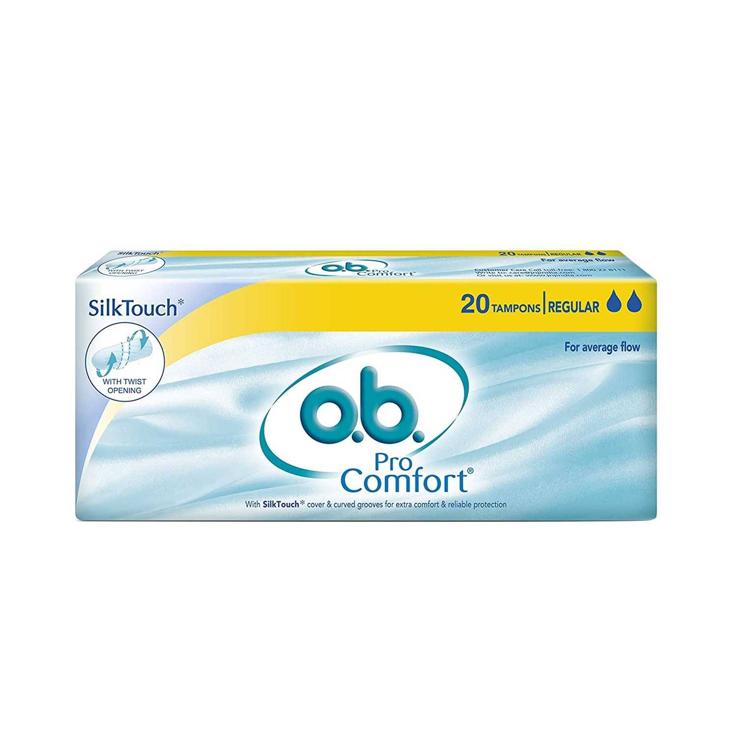 o.b. | OB Pro Comfort Average Flow Tampons - (20 Pcs)