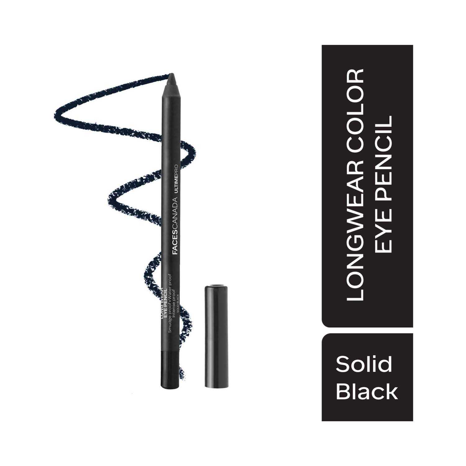 Faces Canada | Faces Canada Eye Pencil - 02 Solid Black (1.2g)