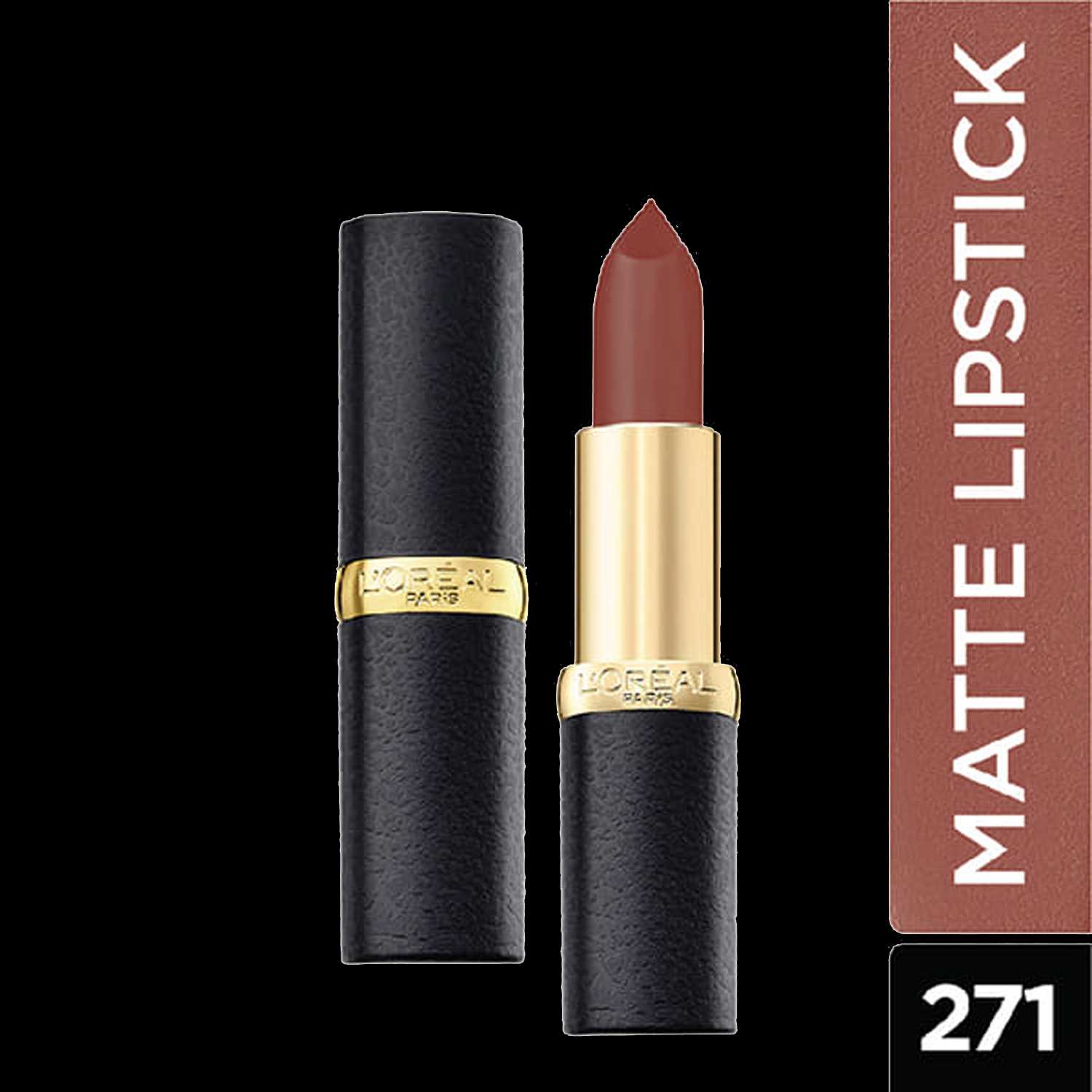 L'Oreal Paris | L'Oreal Paris Color Riche Moist Matte Lipstick, 271 Divine Mocha, 3.7g