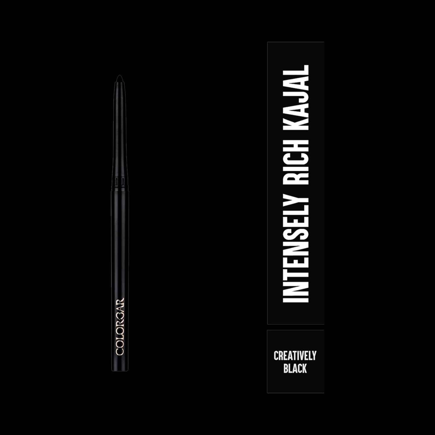 Colorbar | Colorbar Intensely Rich Kajal Pencil - 001 Creatively Black (1.30gm)