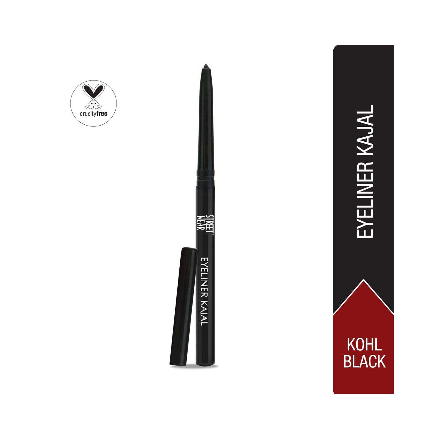 Street Wear | Streetwear Eye Liner Kajal - Kohl Black (0.30g)