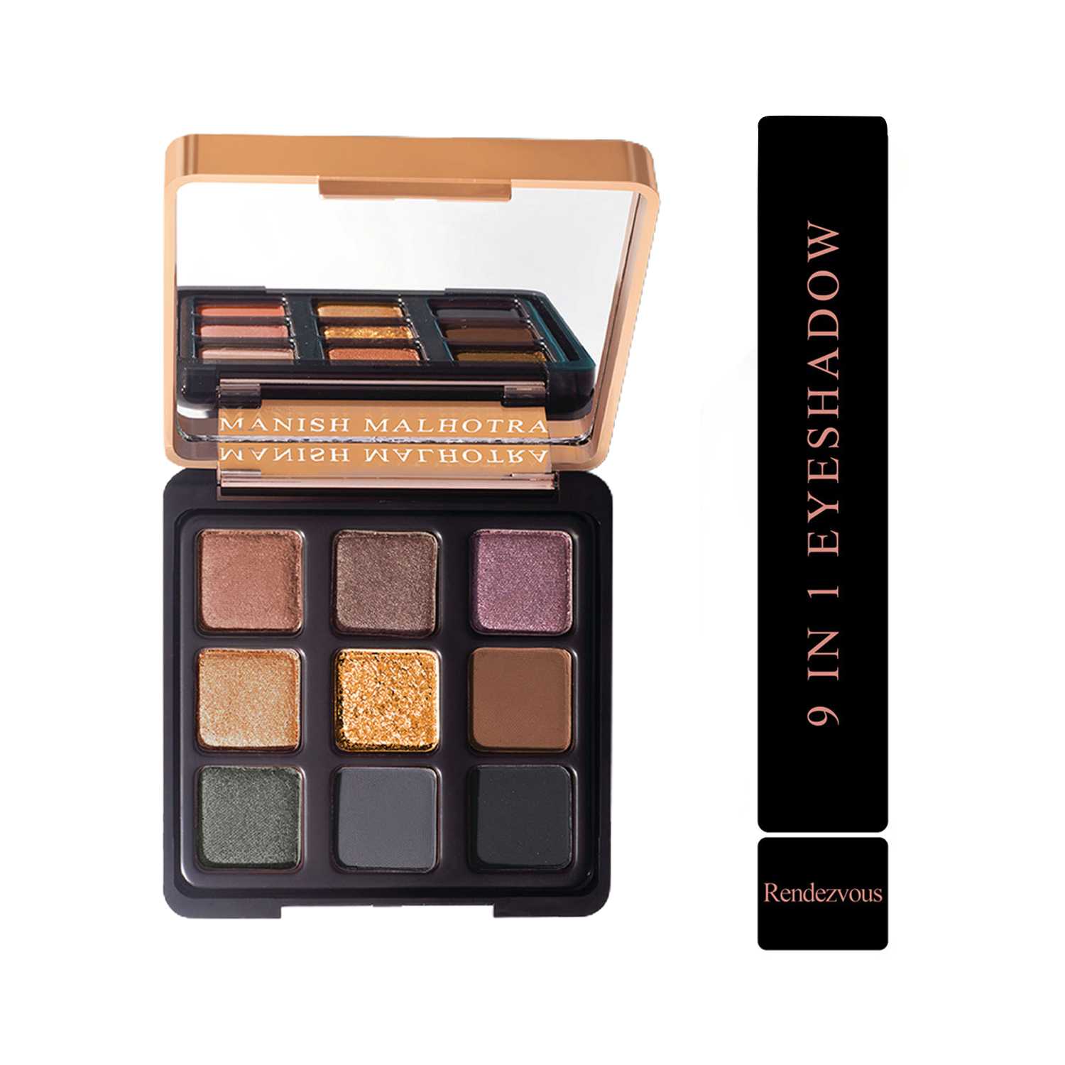 MYGLAMM | Myglamm Manish Malhotra 9 In 1 Eyeshadow Palette - Rendezvous (9g)