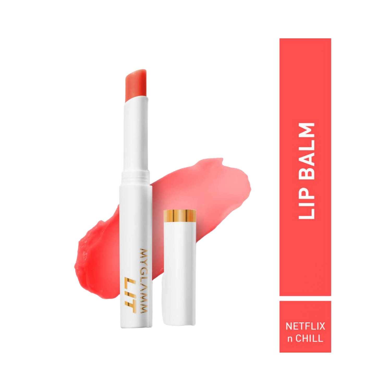 MYGLAMM | Myglamm LIT PH Lip Balm - Netflix N Chill (2g)
