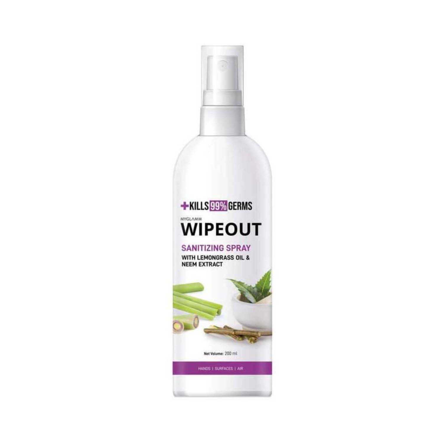 MYGLAMM | Myglamm Wipeout Sanitizing Spray - (200ml)