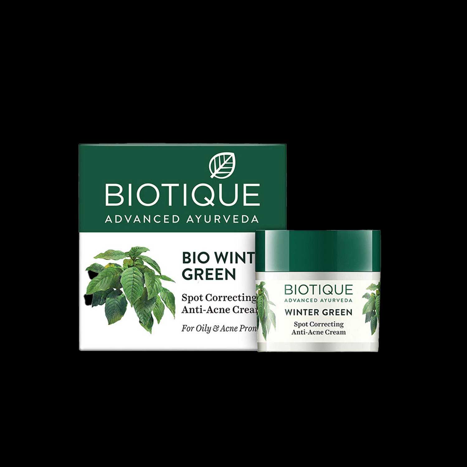 Biotique | Biotique Bio Winter Green Spot Correcting Anti Acne Cream - (15g)