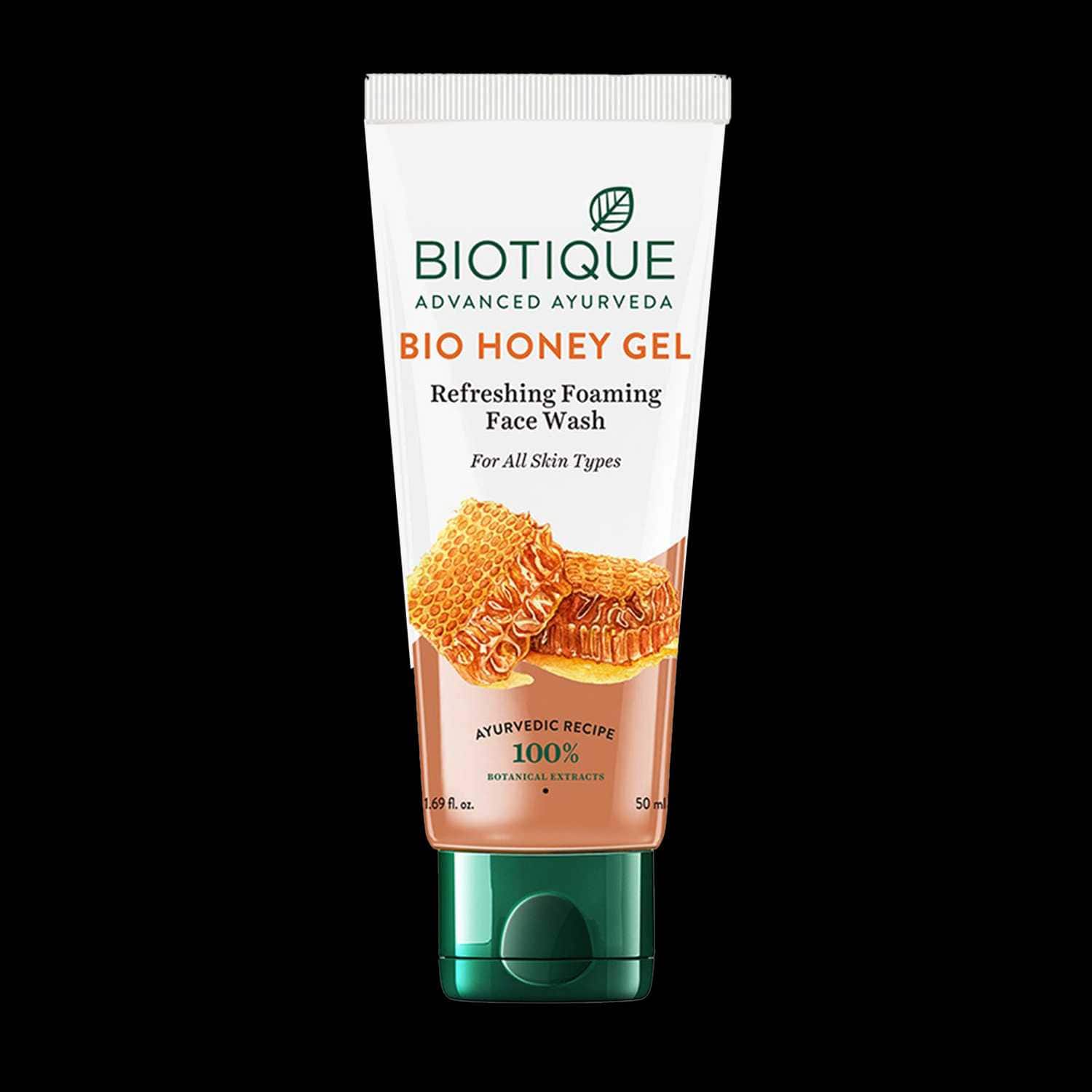 Biotique | Biotique Bio Honey Gel Refreshing Foaming Facewash - (50ml)