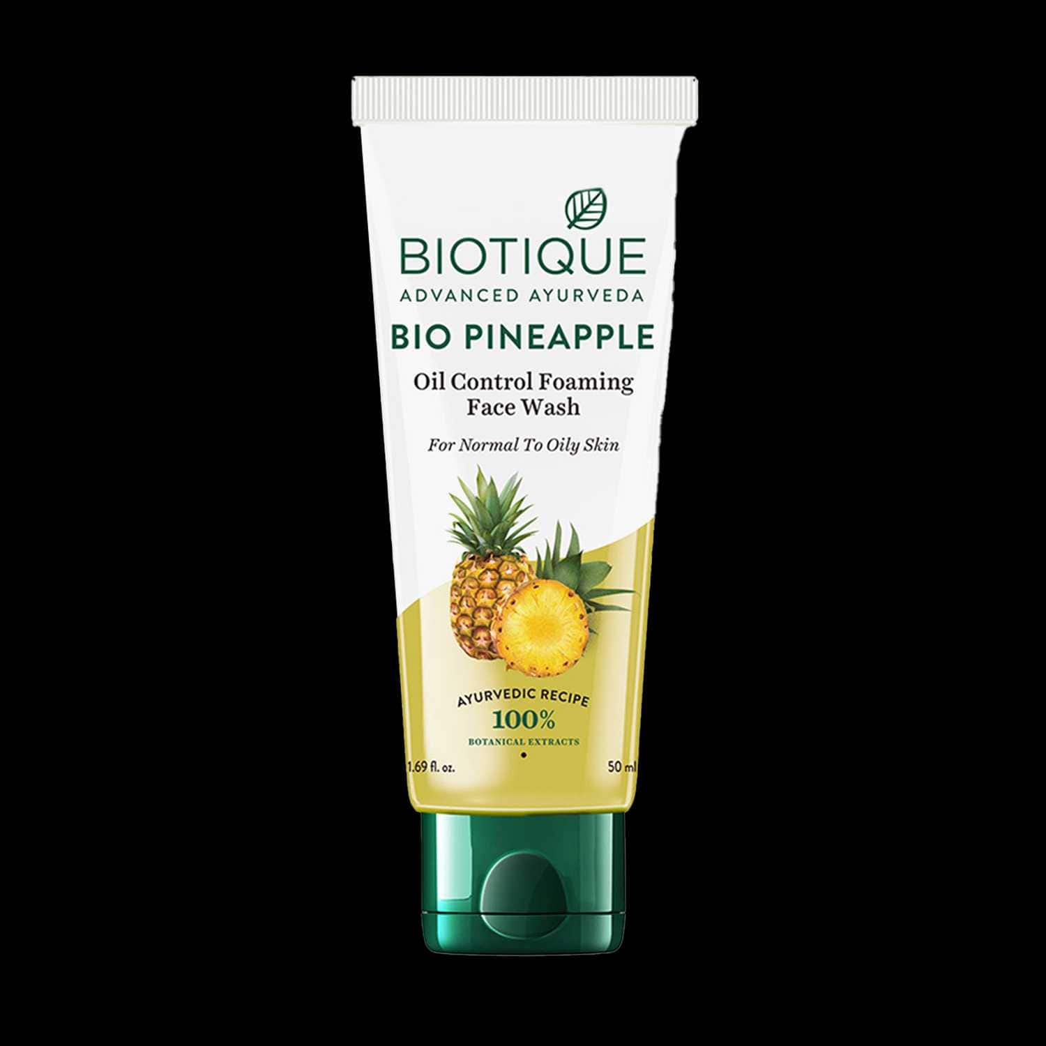 Biotique | Biotique Bio Pineapple Oil Control Foaming Facewash - (50ml)