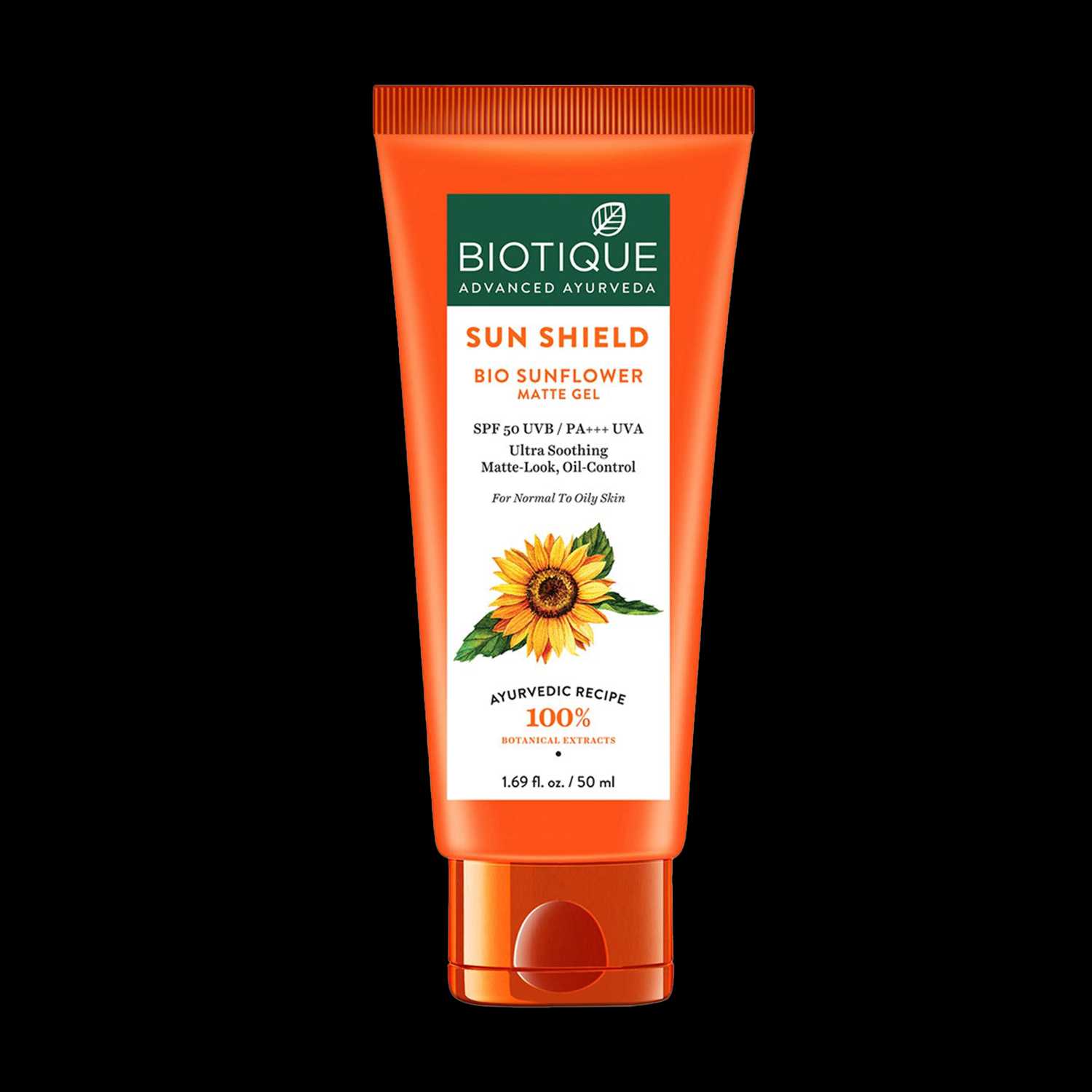 Biotique | Biotique Bio Sunflower Matte Gel Sun Shield SPF 50 Pa+++ - (50ml)
