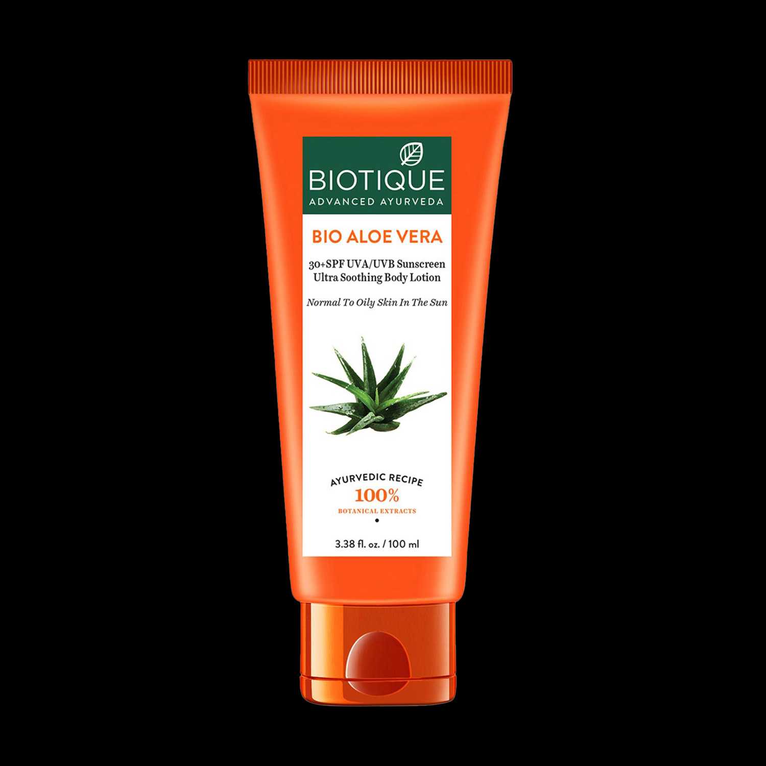 Biotique | Biotique Bio Aloe Vera 30+ SPF UVA/UVB Sunscreen Ultra Soothing Face Lotion - (100ml)