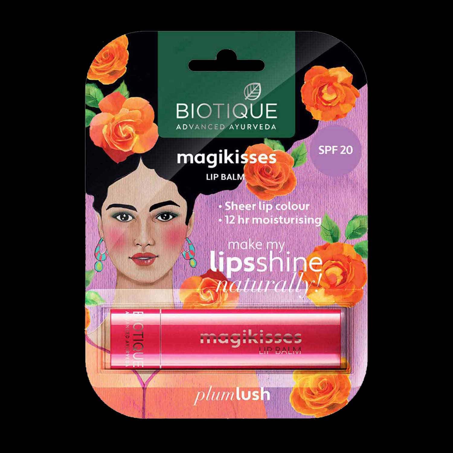 Biotique | Biotique Magikisses Lip Balm - Plum It (4g)
