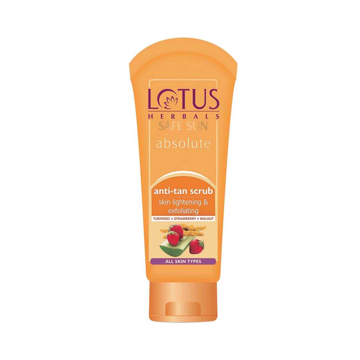 Lotus | Lotus Herbals Safe Sun Absolute Anti-Tan Scrub - (100g)