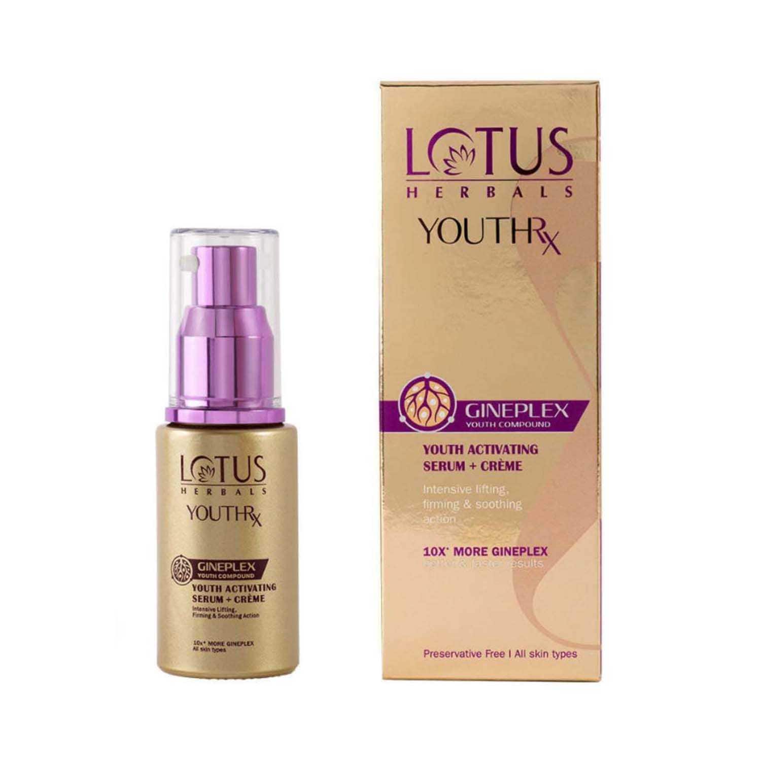 Lotus | Lotus Herbals YouthRx GinePlex Youth Activating Serum - (30ml)