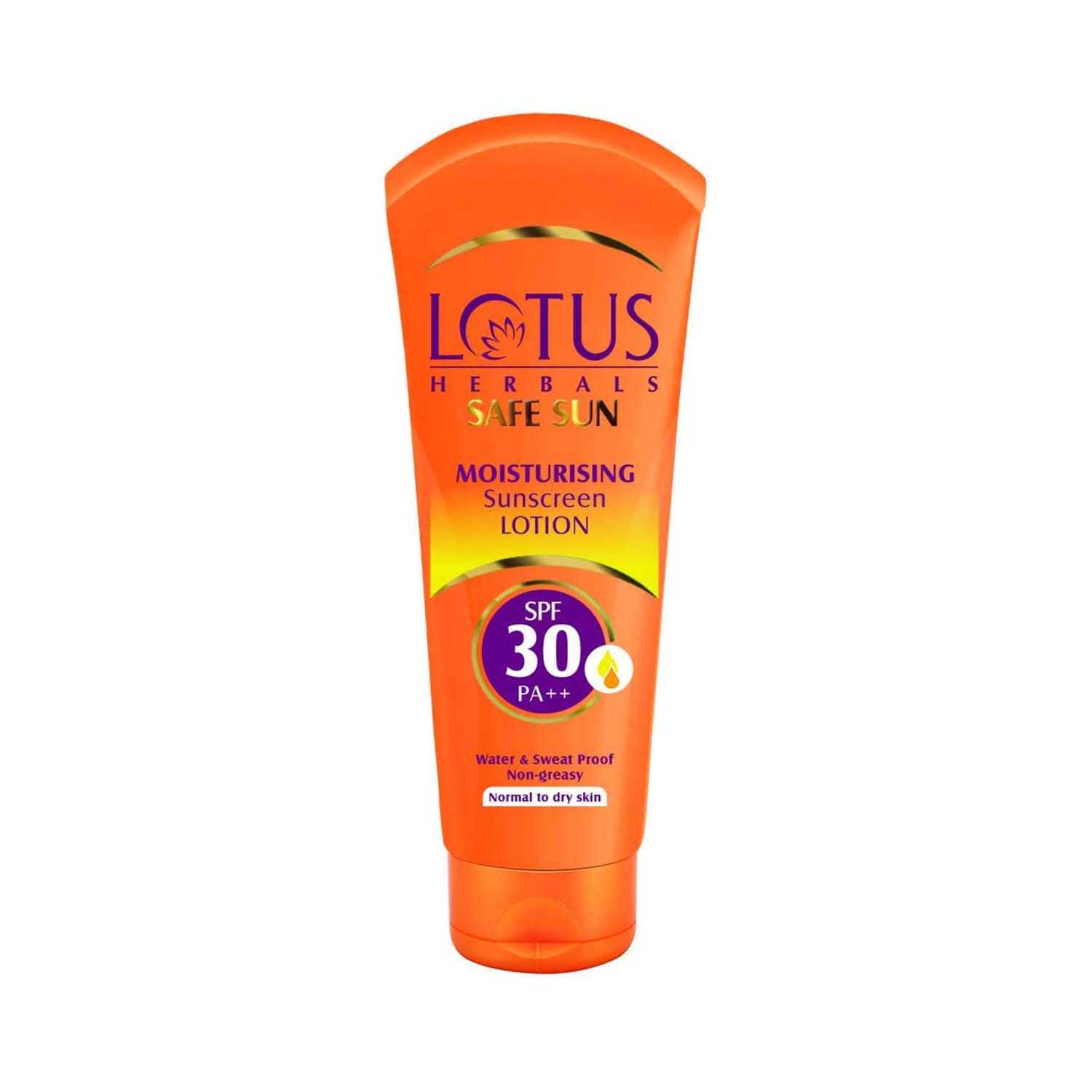 Lotus | Lotus Herbals Safe Sun Moisturising Sunscreen Lotion SPF 30 Pa++ - (100g)