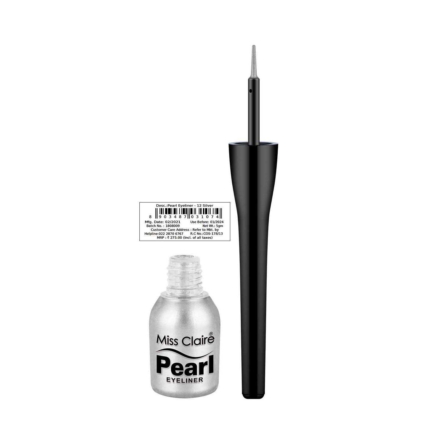Miss Claire | Miss Claire Pearl Eyeliner - 12 Silver (5g)