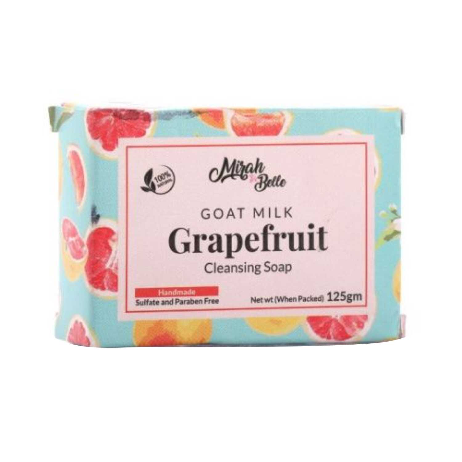 Mirah Belle | Mirah Belle Organic Goat Milk Grapefruit Cleansing Soap (125g)