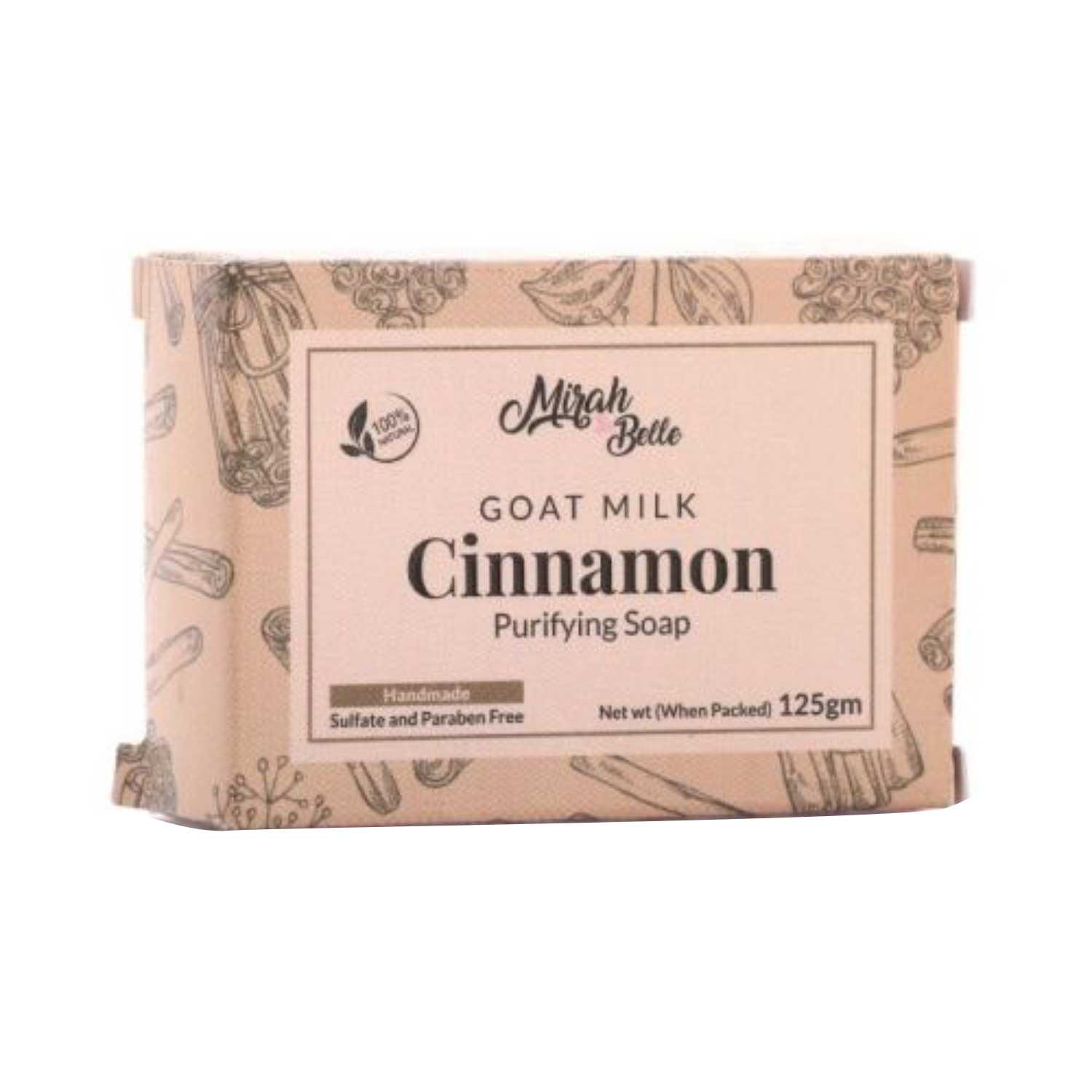 Mirah Belle | Mirah Belle Organic Goat Milk Cinnamon Purifying Soap (125g)