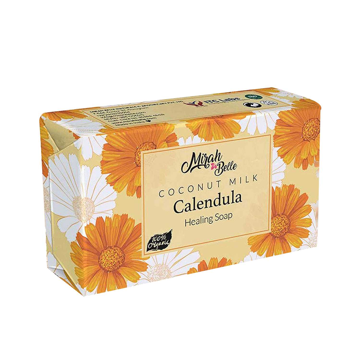 Mirah Belle | Mirah Belle Organic Coconut Milk Calendula Healing Soap (125g)