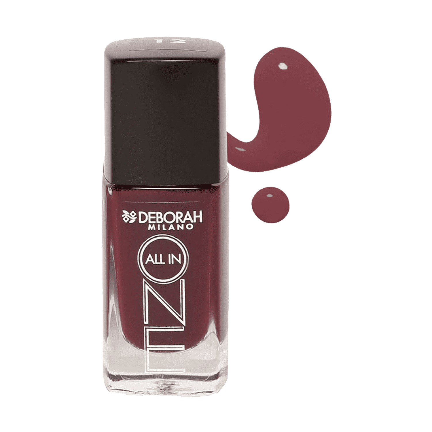 Deborah Milano | Deborah Milano All In One Nail Enamel - 12 Red Bordeaux (9.5ml)