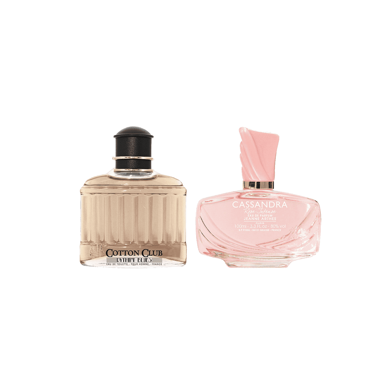 Jeanne Arthes | Jeanne Arthes Combo Set : Cassandra Rose Intense Eau de Parfum, Cotton Club Rythm N BluesPour Homme Eau de Toilette (2 pcs)