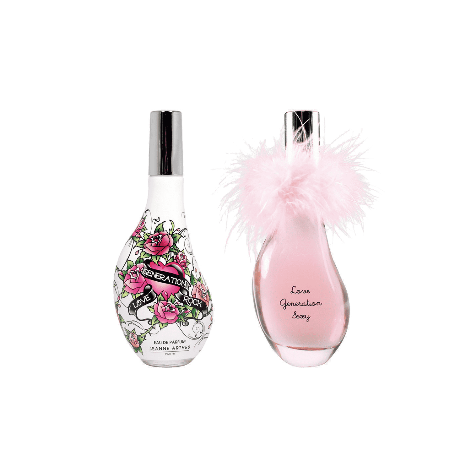 Jeanne Arthes | Jeanne Arthes Combo Set : Love Generation Sexy, Love Generation Rock Eau de Parfum (2 pcs)