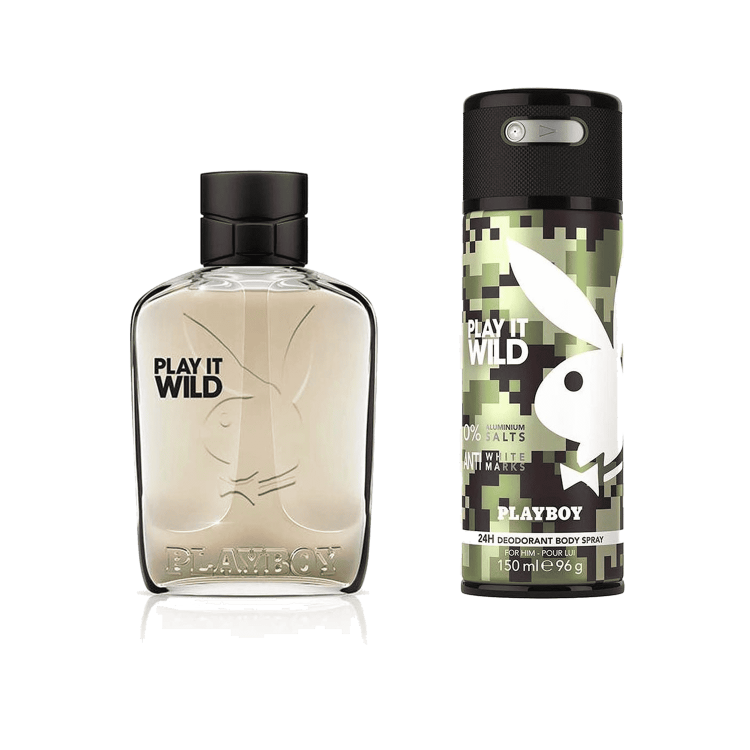Playboy | Playboy Gift Set : Wild W, Wild MEau de Toilette (2 pcs)