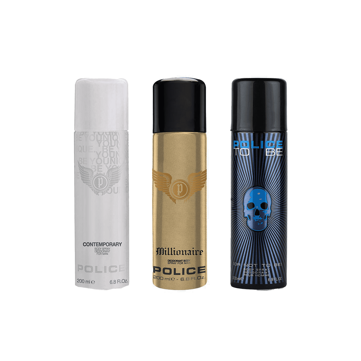 Police | Police Combo Set : To Be, Millionaire, Contemporary Deo (3 pcs)