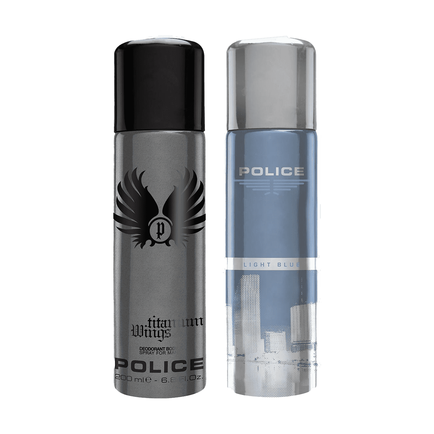 Police | Police Combo Set : Wings titanium, Lightblue Deo (2 pcs)