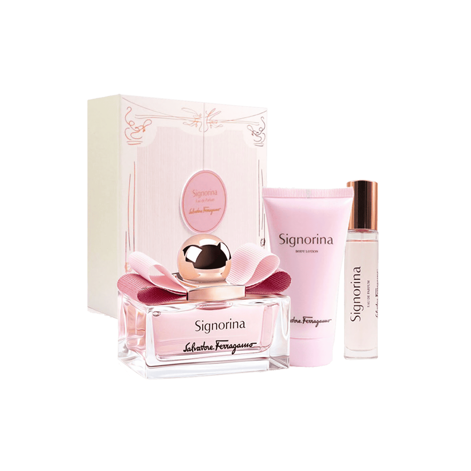 Salvatore Ferragamo | Salvatore Ferragamo Signorina Gift Set : EDP100ml, BL50ml, EDP10ml (3 pcs)