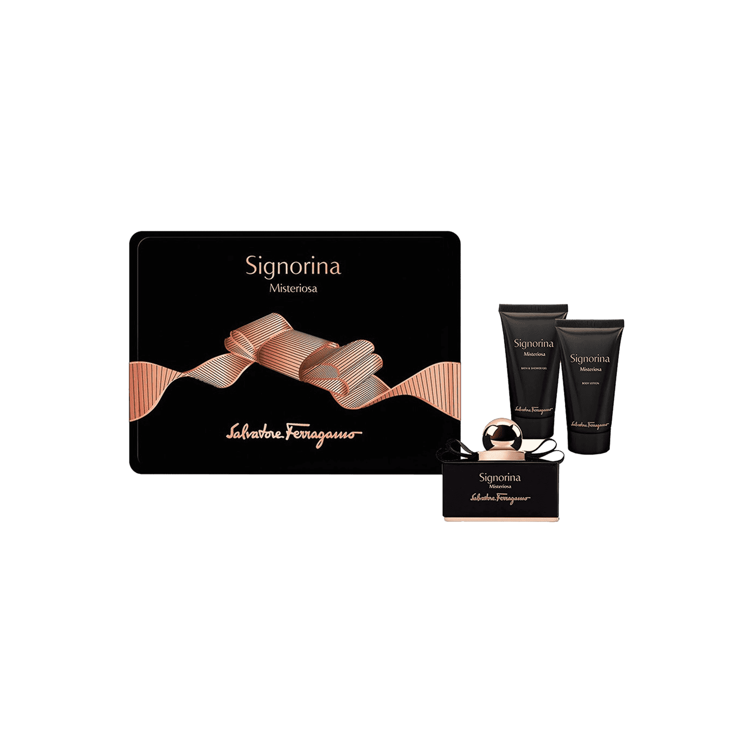 Salvatore Ferragamo | Salvatore Ferragamo Signorina Misteriosa Gift Set : EDP, BL, Bsg (3 pcs)