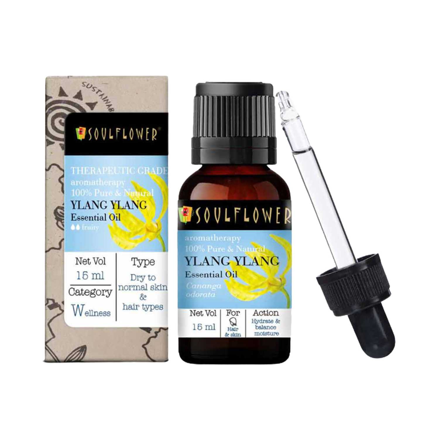 Soulflower | Soulflower Ylang Ylang Essential Oil - (15ml)