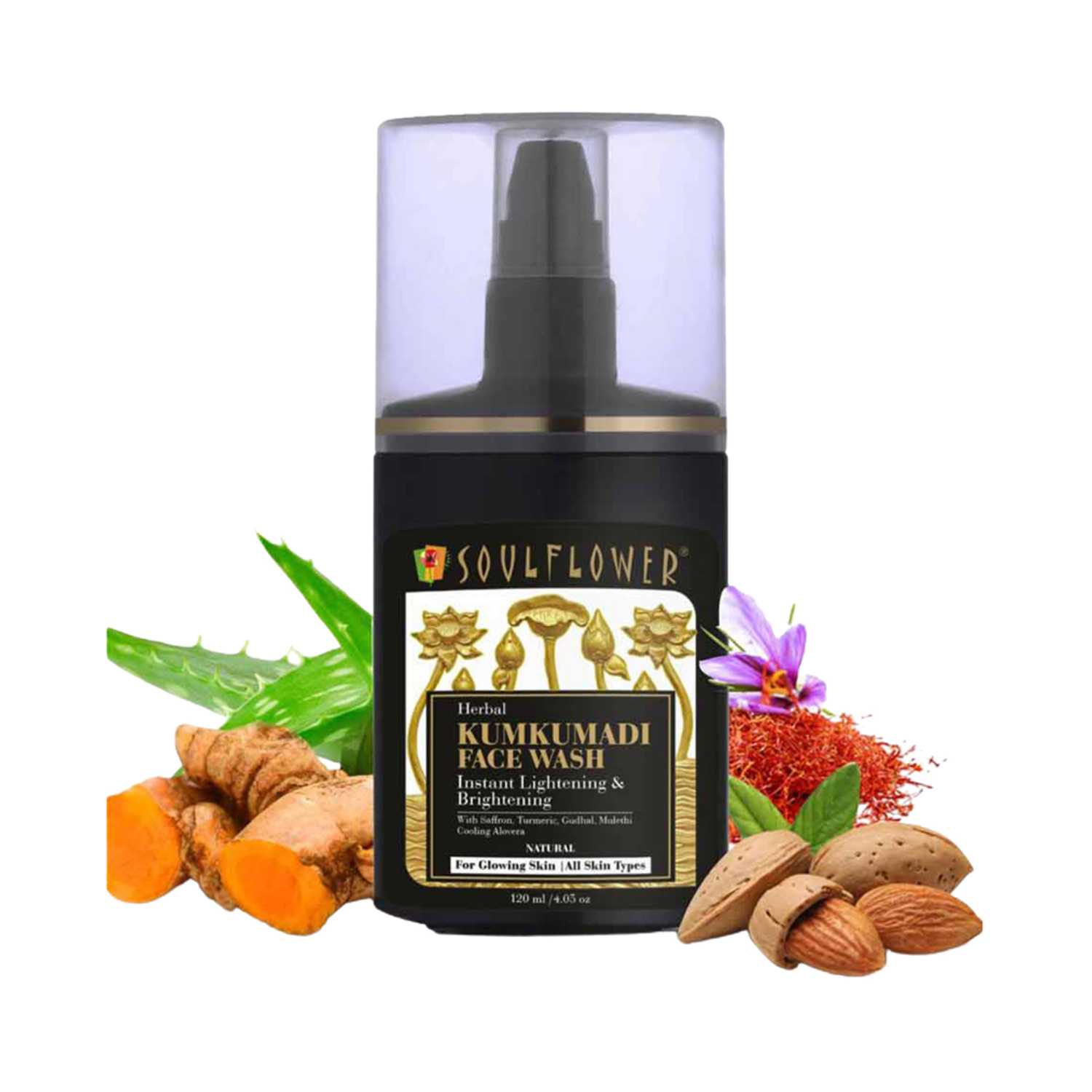 Soulflower | Soulflower Herbal Kumkumadi Face Wash - (120ml)