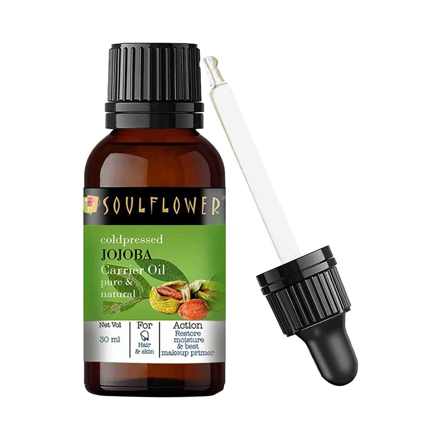Soulflower | Soulflower Coldpressed Jojoba Carrier Oil - (30ml)