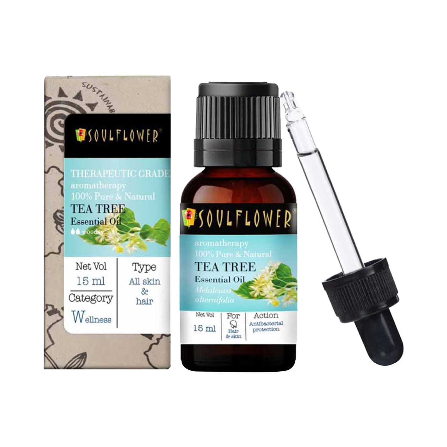 Soulflower | Soulflower Tea Tree Essential Oil - (15ml)